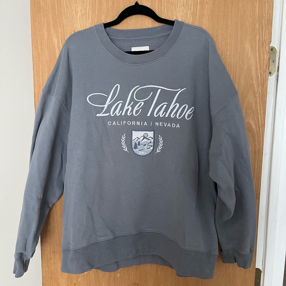 Abercrombie Lake Tahoe Gray Sweatshirt - Picture 1 of 3